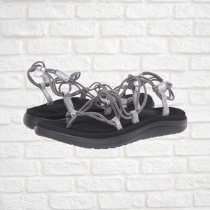 Womens Teva Voya Infinity Metallic Sandal